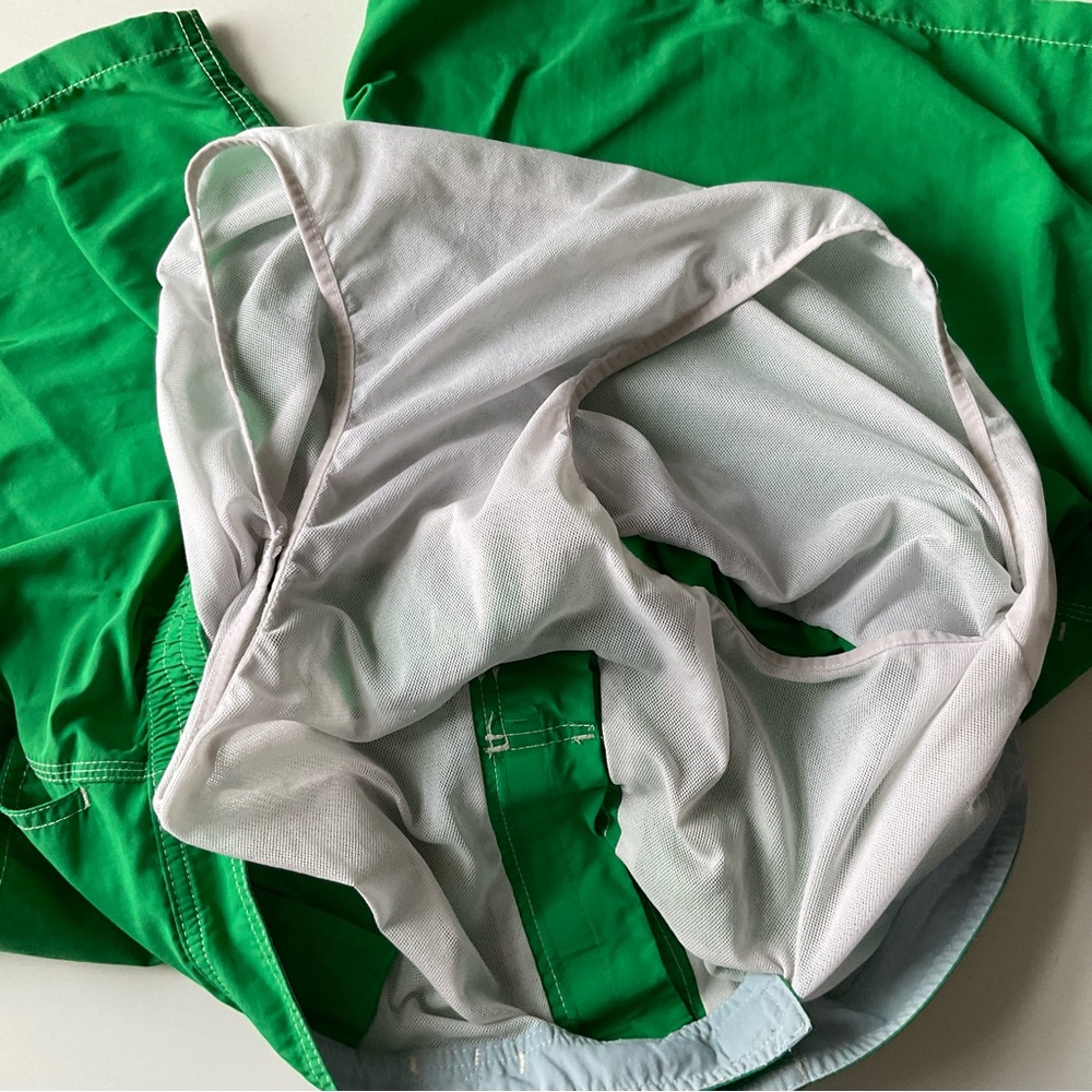 POLO RALPH LAUREN Swim Trunks Preppy Logo Classic Green Bathing Suit Mens Sz LT - Picture 9 of 14